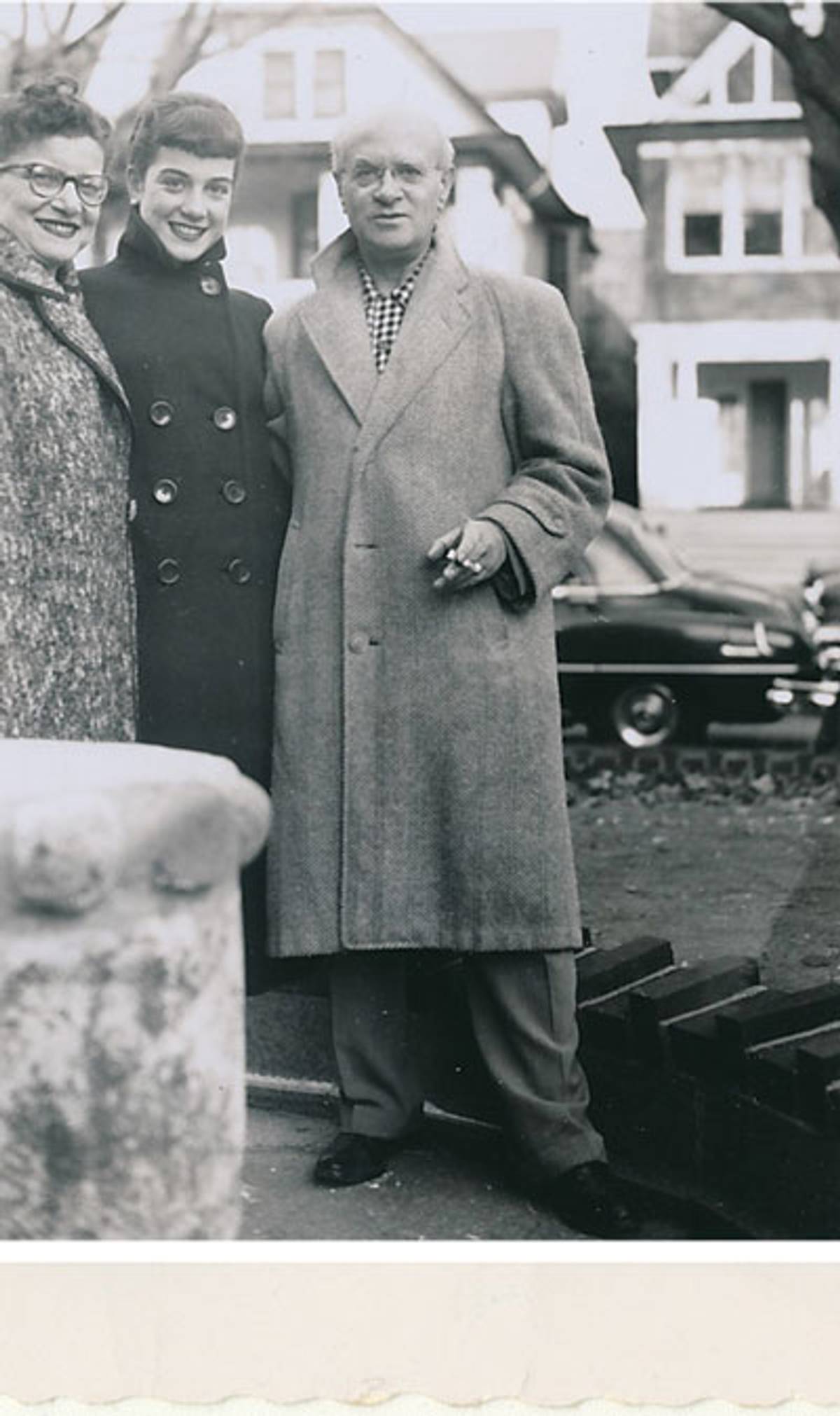 Janet, 16, with her parents Ruth and Irving, Brooklyn, 1954. (All photos courtesy of Aleba Gartner)