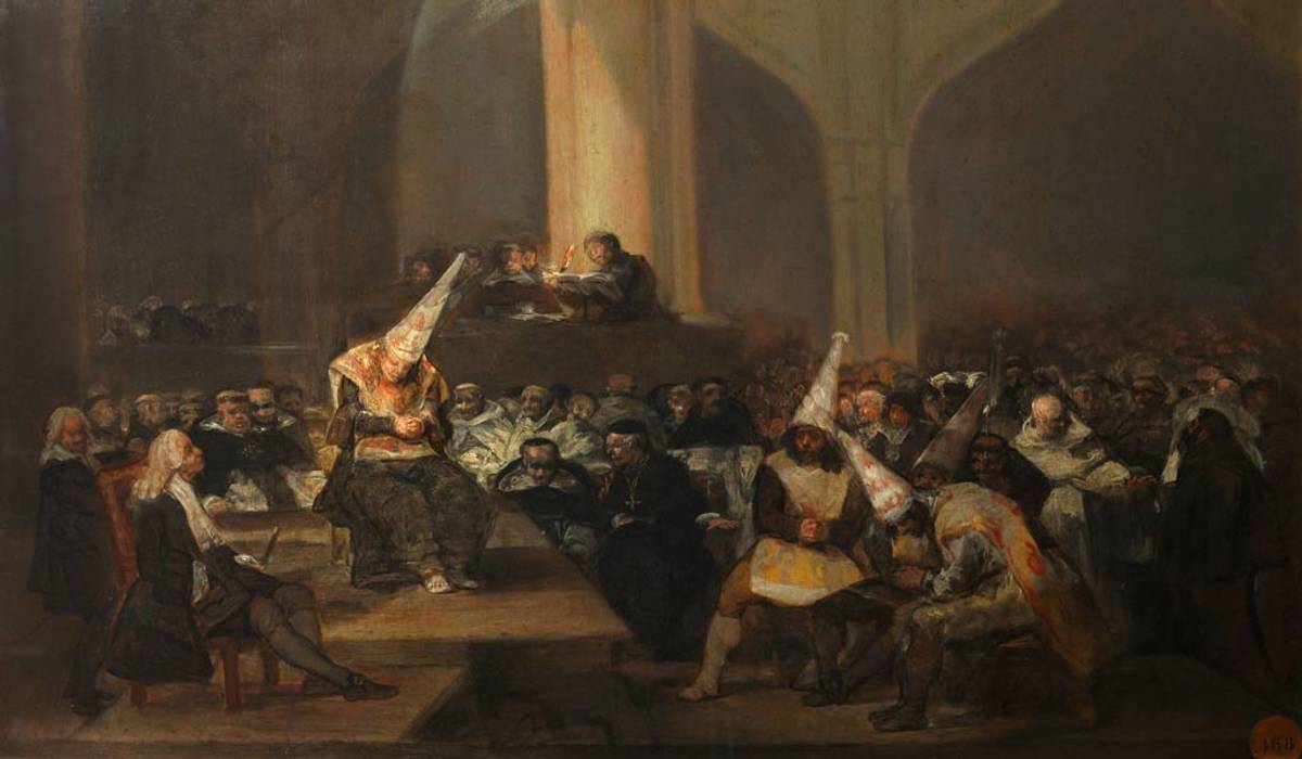 Francisco de Goya, ‘Escena de Inquisición,’ 1812-1819 (Photo: Wikipedia)