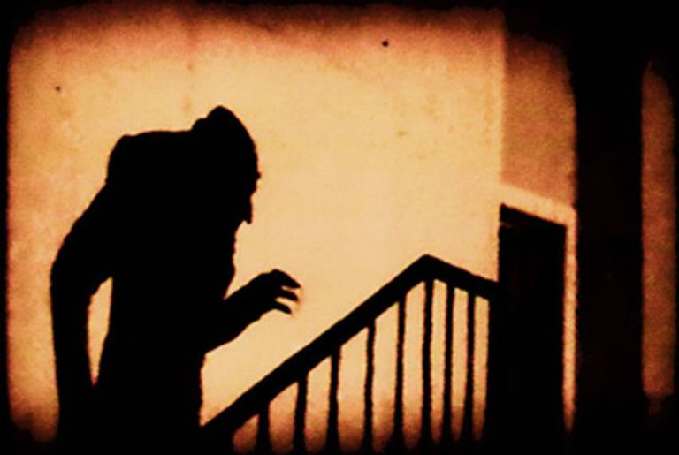 A scene from the 1922 vampire classic Nosferatu.(Wikipedia)
