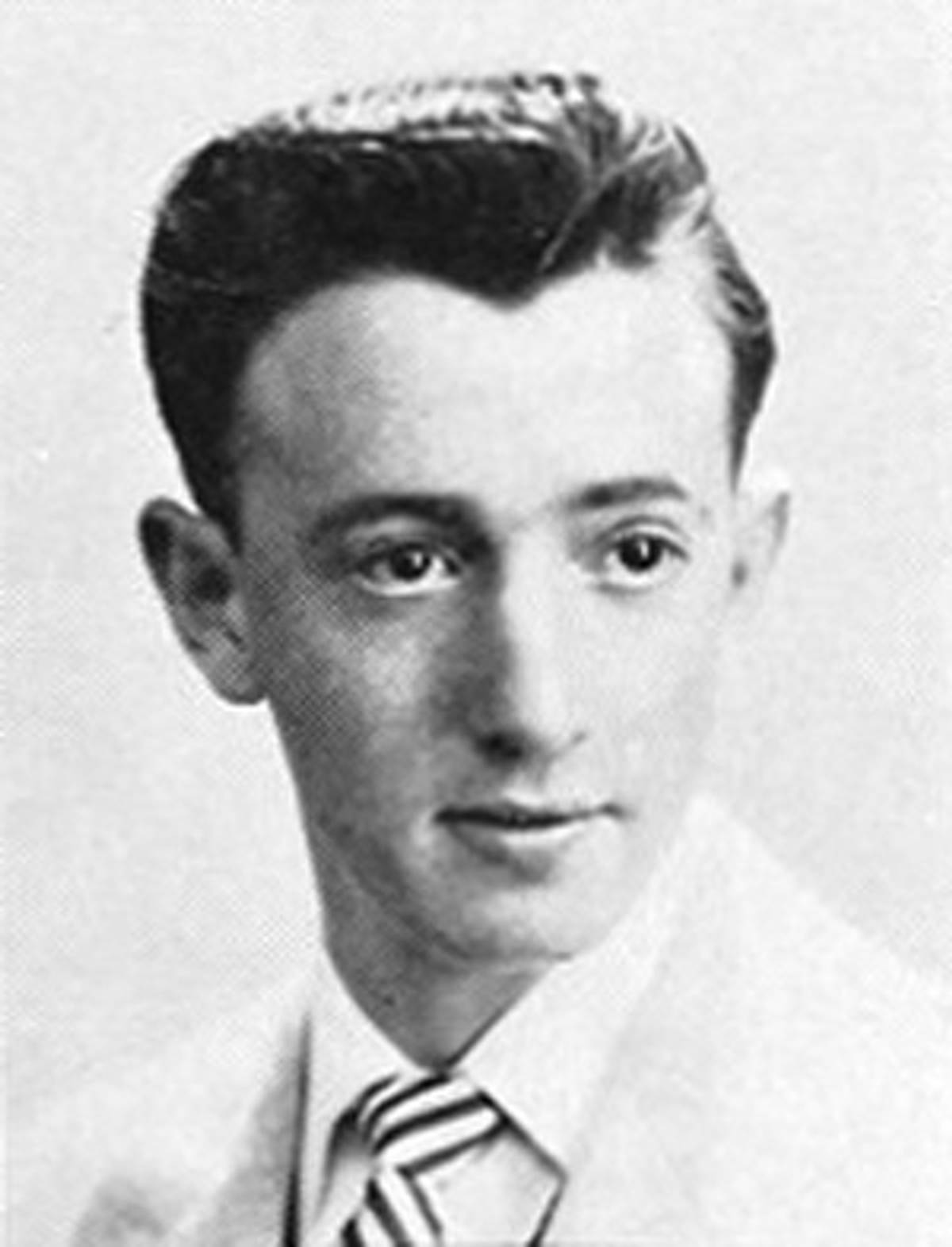 Allen as a high school senior, 1953 (Wikipedia)
