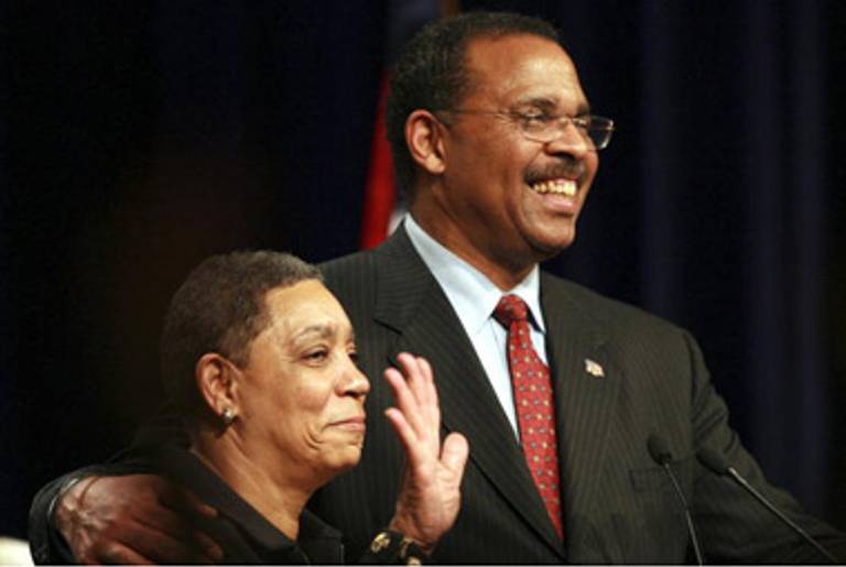 Blackwell and his wife in 2006, after he lost the Ohio gubernatorial race.(Mark Lyons/Getty Images)