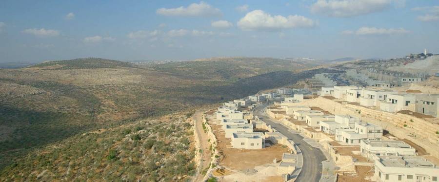 Settlements outside of Israel are seen in a scene from the documentary 'The Settlers,' directed by Shimon Dotan.