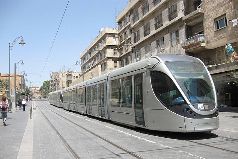 Jerusalem Light Rail(Wikimedia)