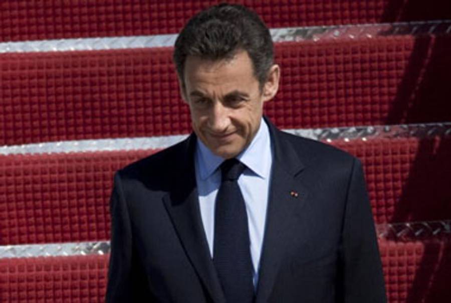 Sarkozy arriving in America Sunday.(Brendan Smialowski/Getty Images)