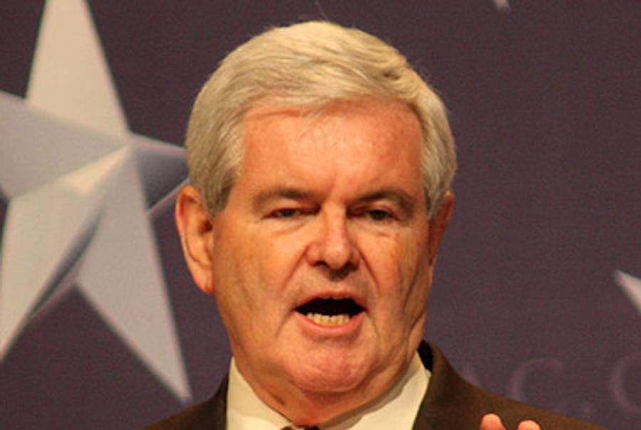 Newt Gingrich in February.(Wikipedia)