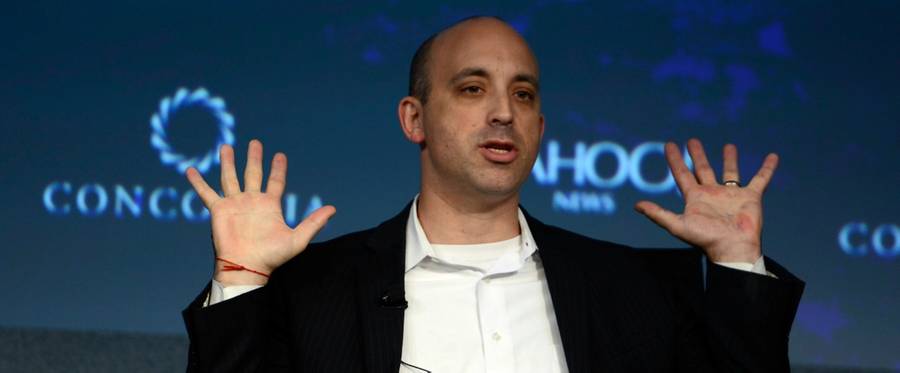 Director of the Anti-Defamation League Jonathan Greenblatt speaks on stage during the 2015 Concordia Summit at Grand Hyatt New York on October 2, 2015 in New York City.