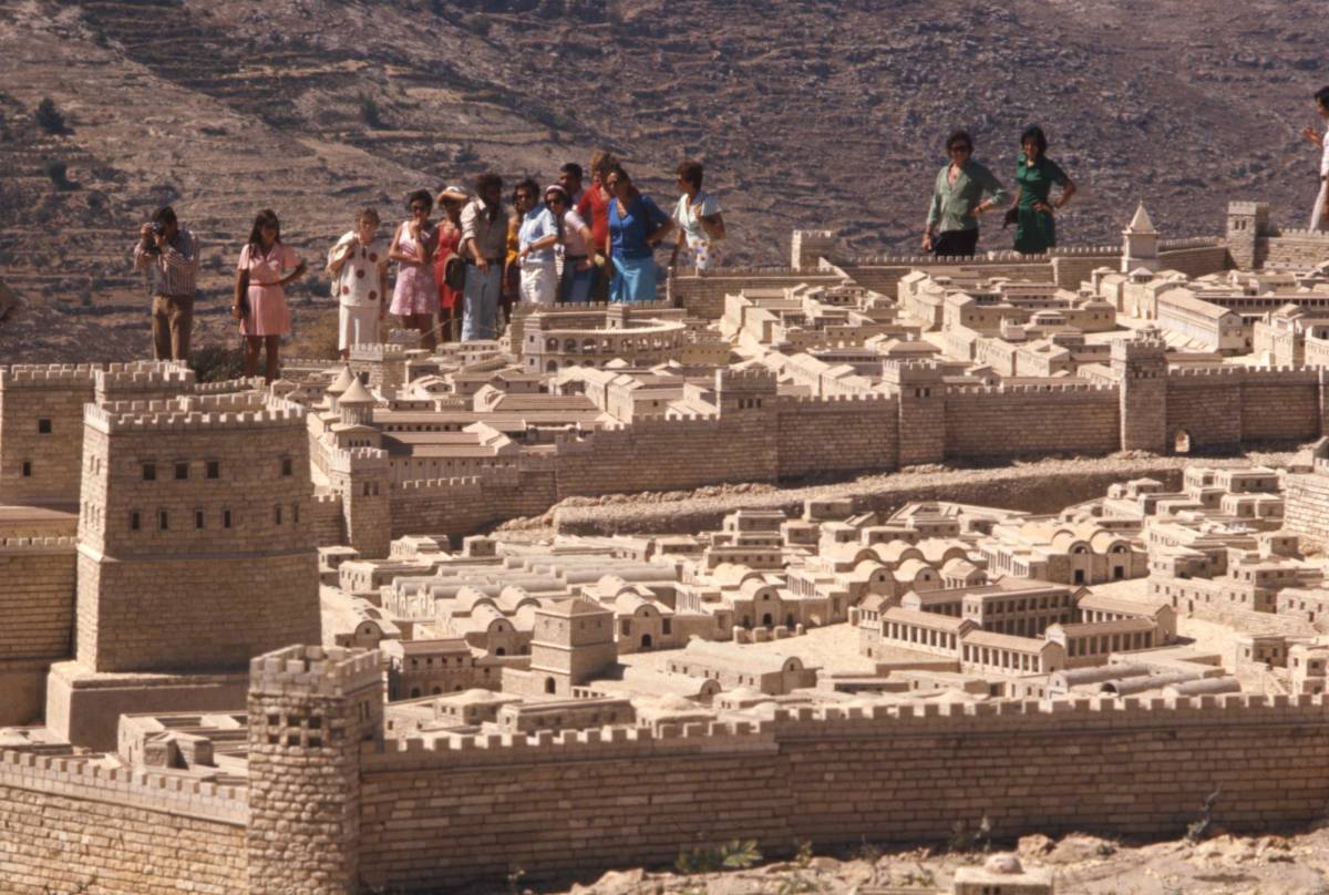 The Holyland Model of Jerusalem in the Second Temple period, Jerusalem, 1988