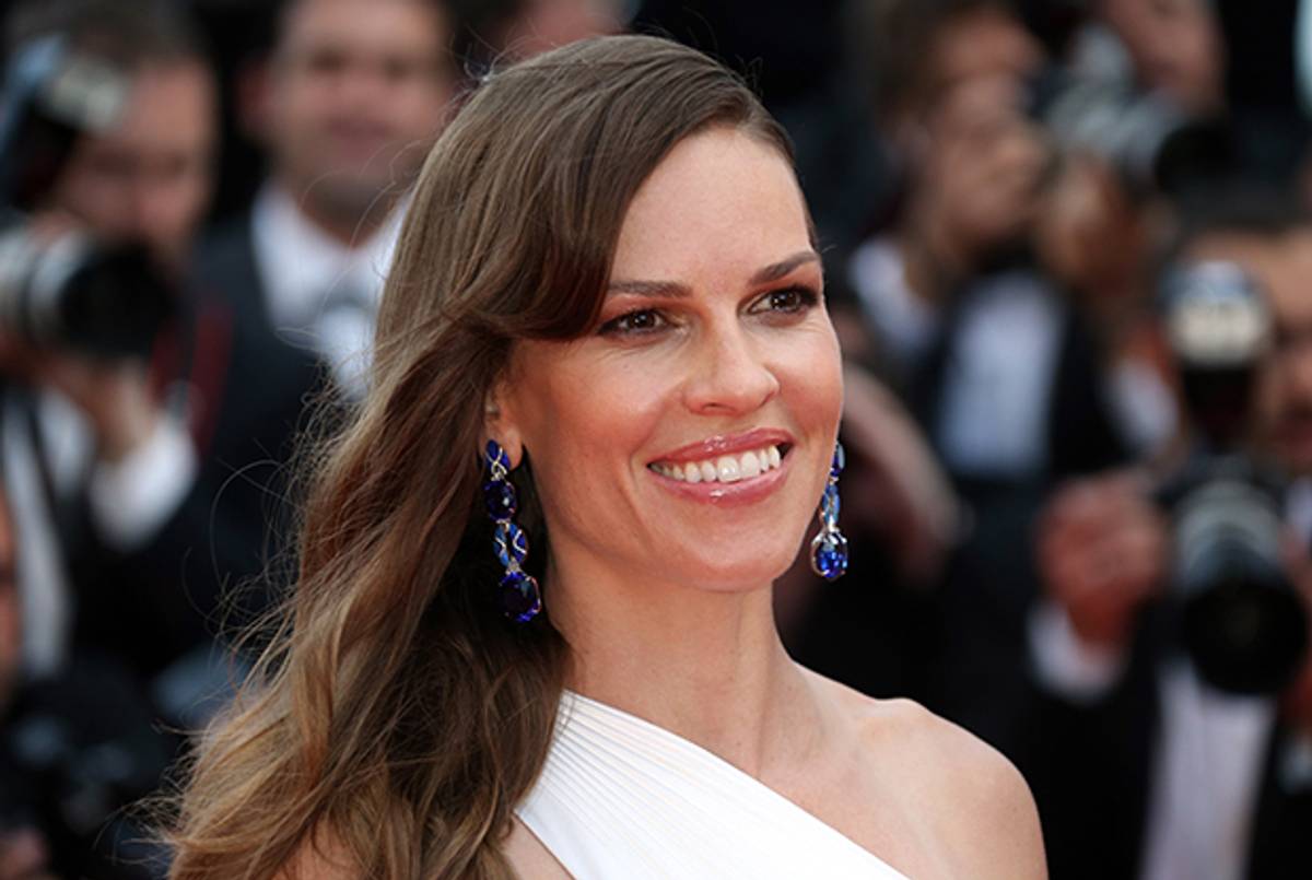 Hilary Swank at the Cannes Film Festival on May 18, 2014. (Loic Venance/AFP/Getty Images)