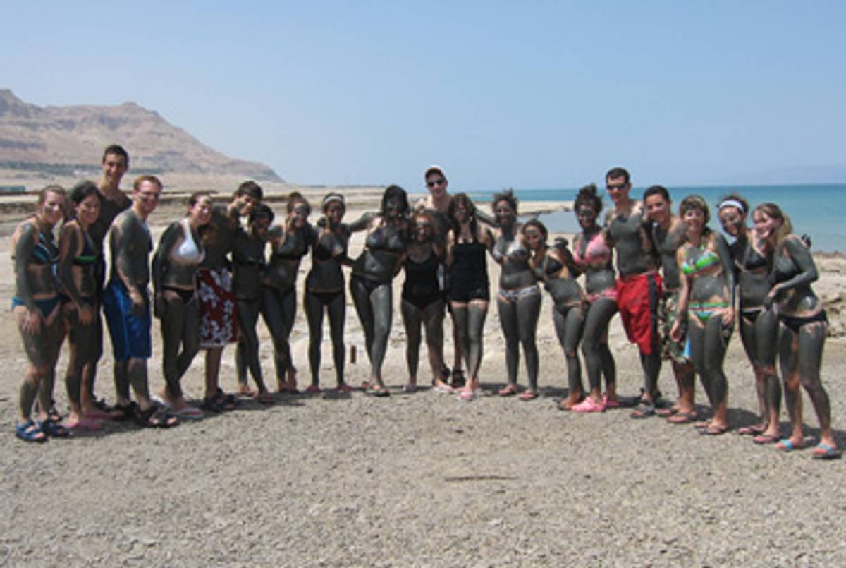 Birthright group at the Dead Sea, 2006.(Another Group Pic! by Brandon Steinmetz)