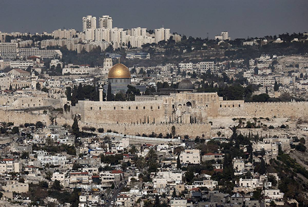Jerusalem's Old City photographed on March 27, 2015. (Thomas Coex/AFP/Getty Images)