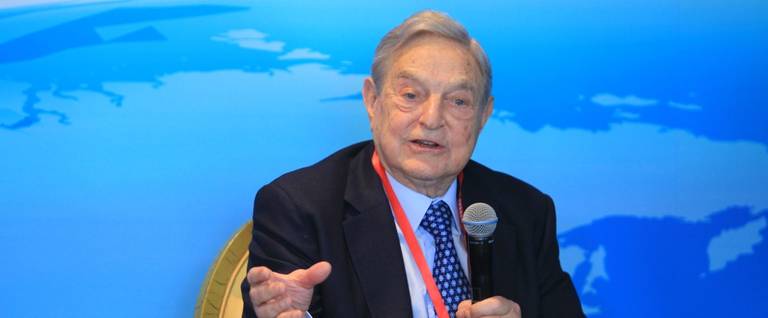 Founder of Soros Fund Management LLC George Soros attends the Boao Forum for Asia on April 8, 2013 in Qionghai, Hainan Province of China.