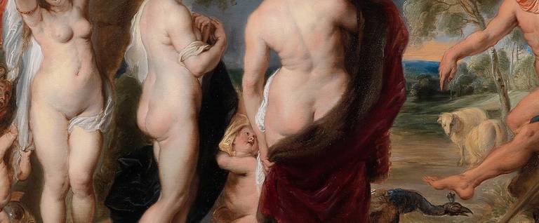 Detail, Peter Paul Rubens, 'The Judgment of Paris,' c. 1630.