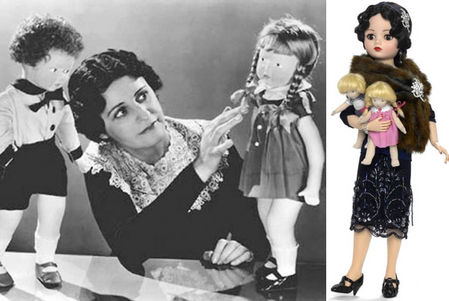 Madame Alexander with her early dolls; Madame Alexander tribute doll.(Madame Alexander)