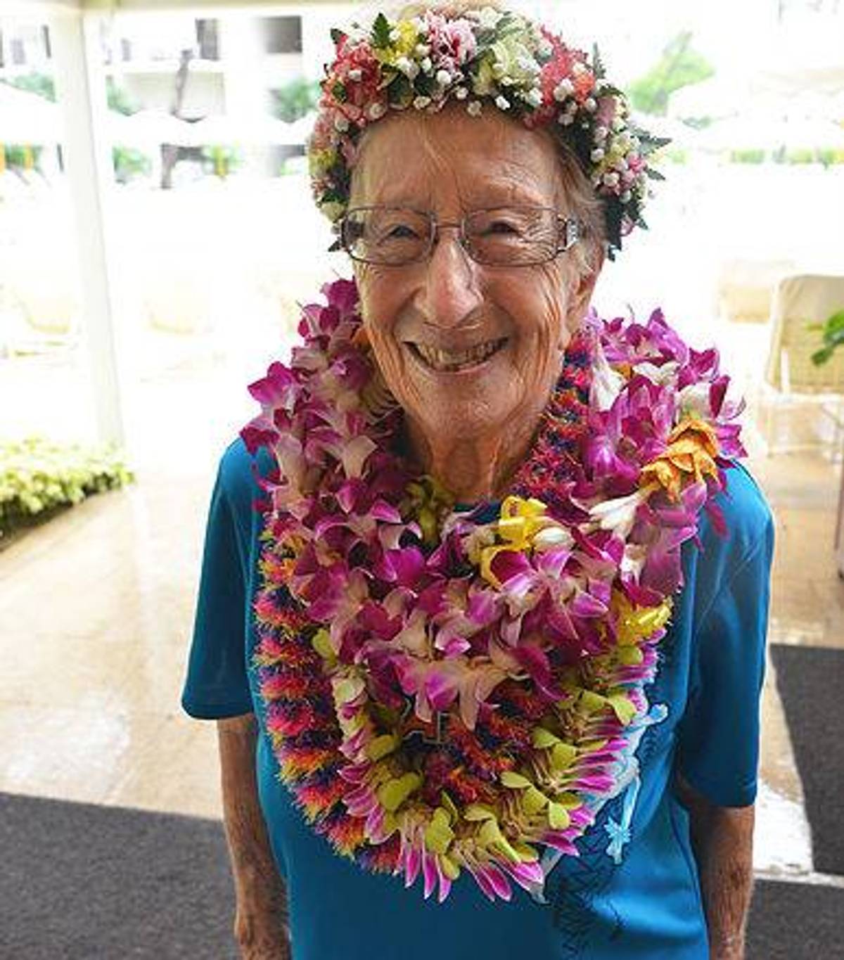 Said Glady Burrill, 97, from Honolulu, HI: ““This election is about hope, optimism, respect and qualifications. Hillary has them all. From one strong woman to another.”