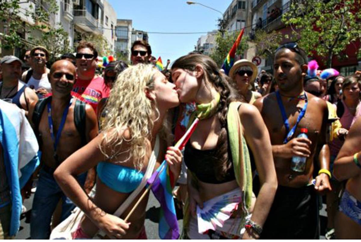 Tel Aviv's Gay Pride Parad.(Hadar Cohen/Haaretz)