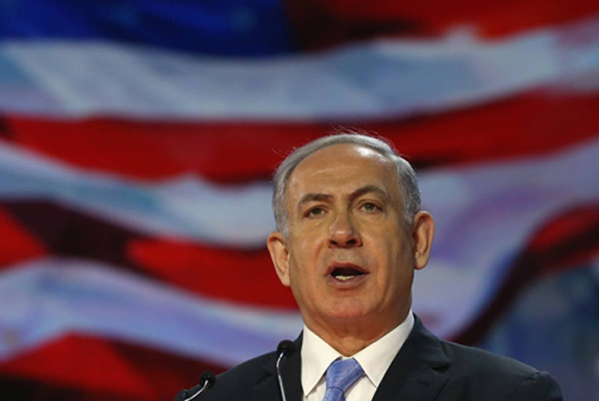 Israeli Prime Minister Benjamin Netanyahu speaks during the AIPAC 2015 Policy Conference, March 2, 2015 in Washington, D.C. (Mark Wilson/Getty Images)