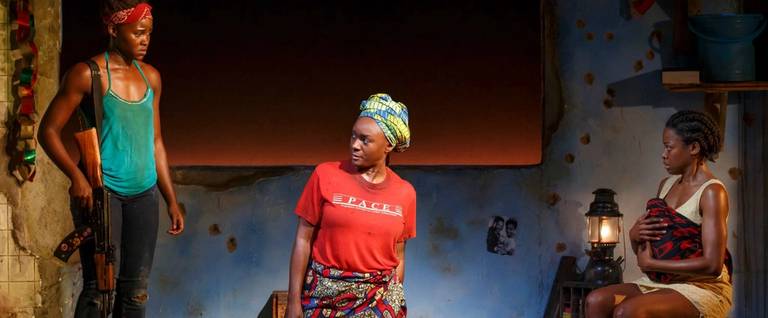 A scene from 'Eclipsed' on Broadway. 