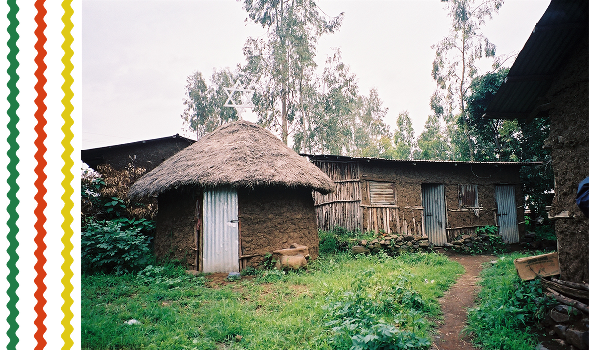 Synagogue in the village of Wolleka, Ethiopia