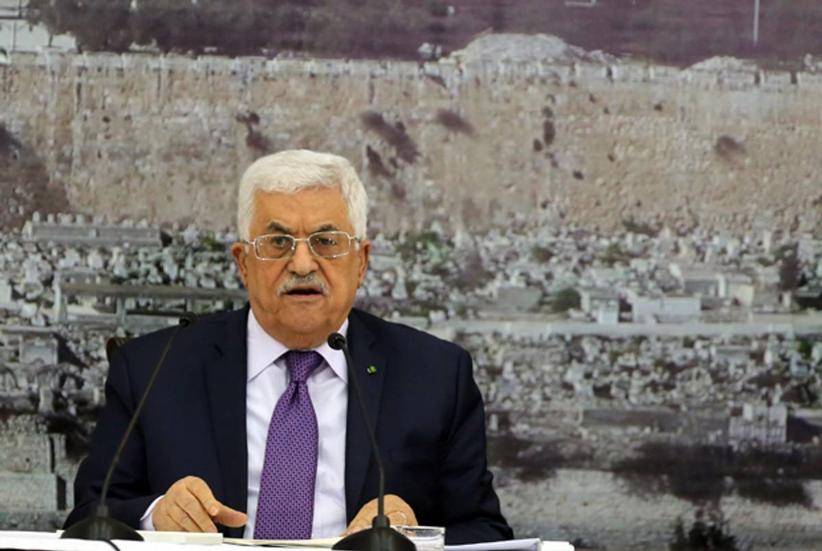 Palestinian Authority President Mahmoud Abbas. (ABBAS MOMANI/AFP/Getty Images)