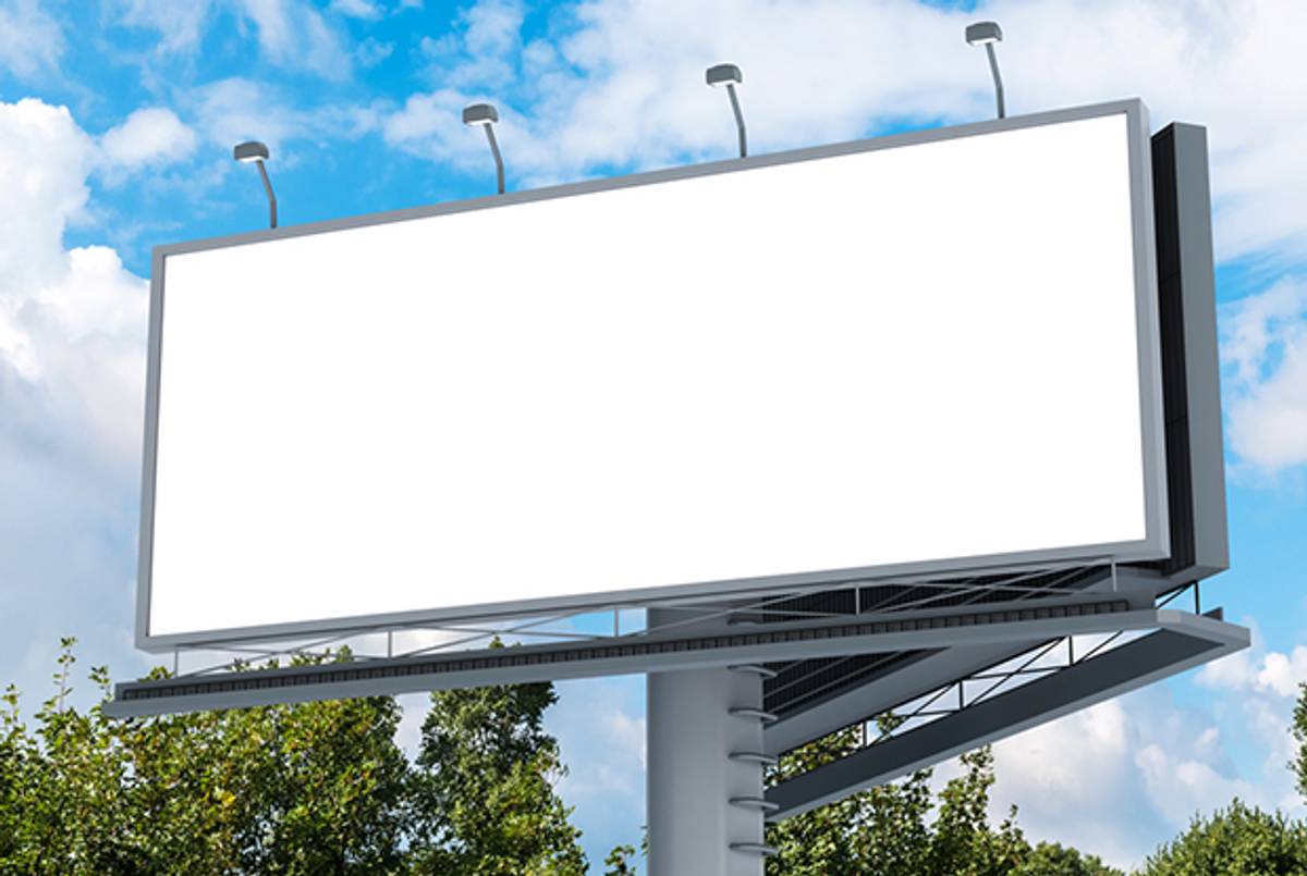 A billboard. (Shutterstock)