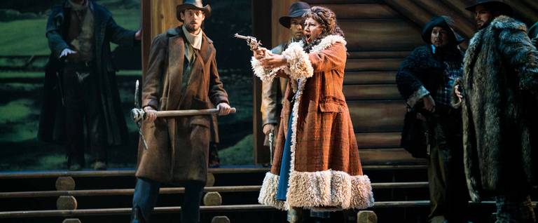 The New York City Opera's new production of 'La Fanciulla del West.'