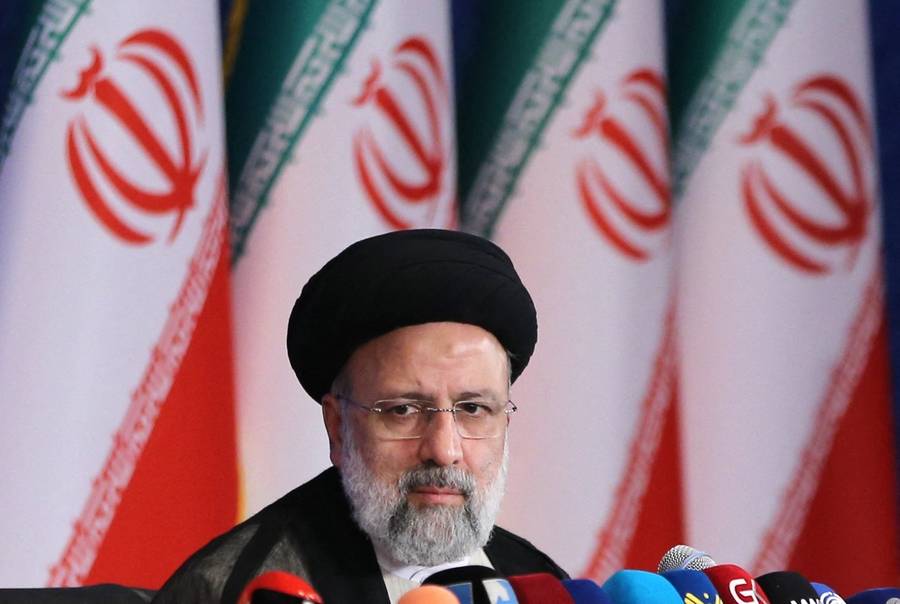 Iran's President-elect Ebrahim Raisi addresses his first press conference in the capital Tehran, on June 21, 2021 