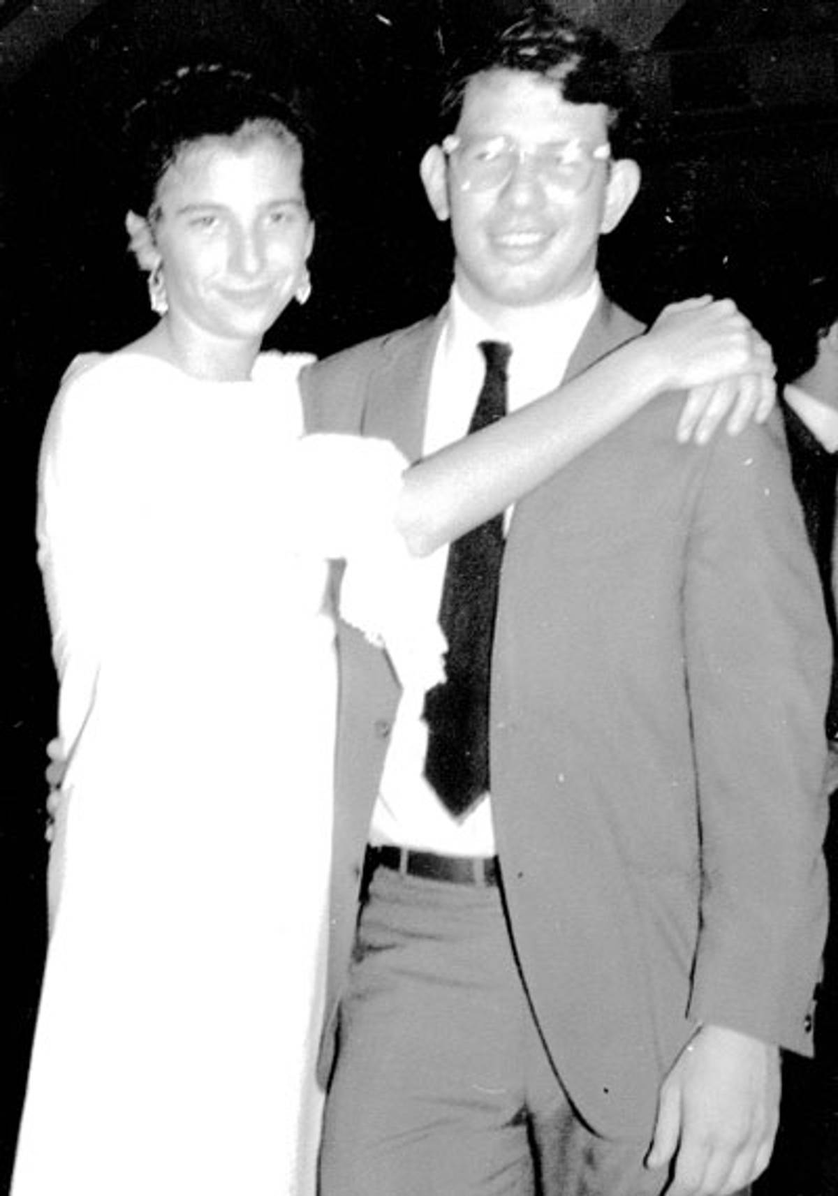 Jonah and Eleanor, before departing for England, 1964 (Photo courtesy the author)