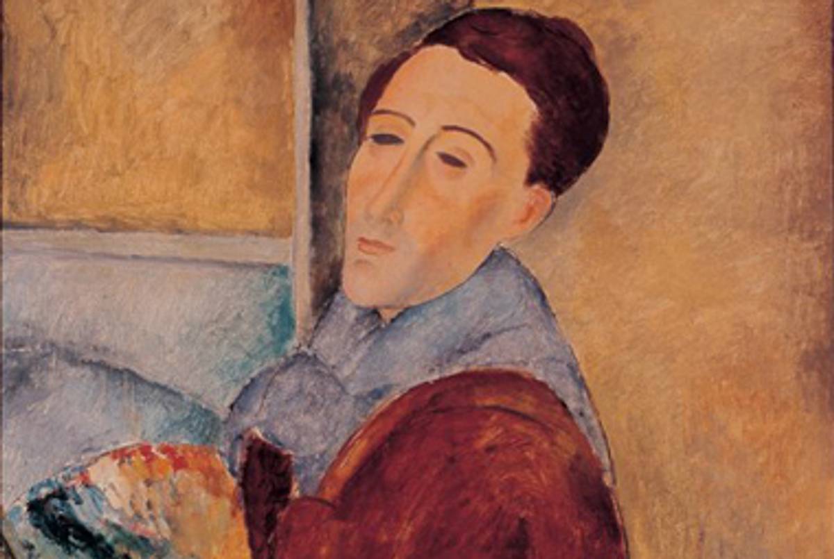 Amadeo Modigliani, Self-portrait, 1919.(Museu de Arte Contemporânea da Universidade de São Paulo via Wikimedia Commons.)