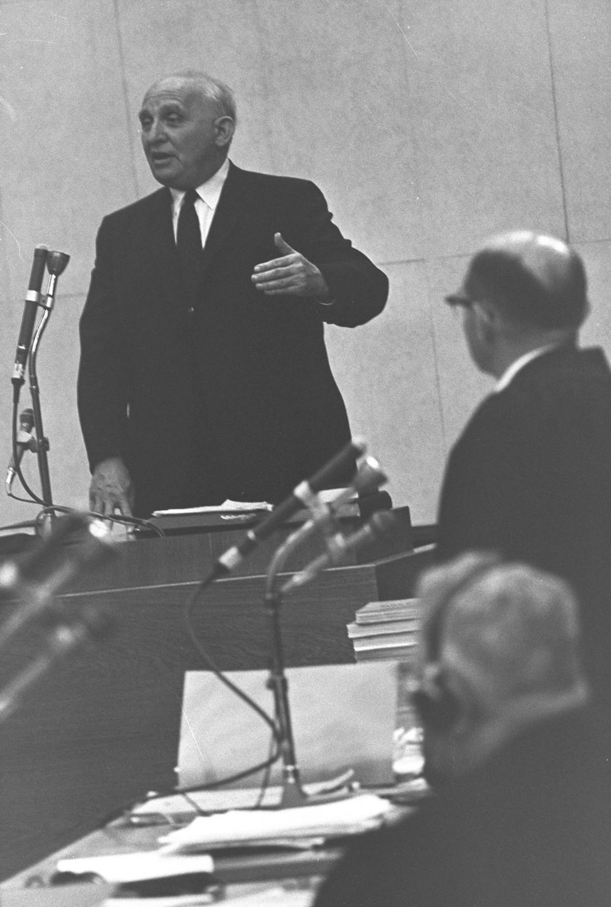 Salo Wittmayer Baron at the Eichmann trial, 1961
