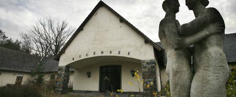 The former country house of Joseph Goebbels at the Bogensee lake near Lanke, Germany, pictured on January 05, 2008.  