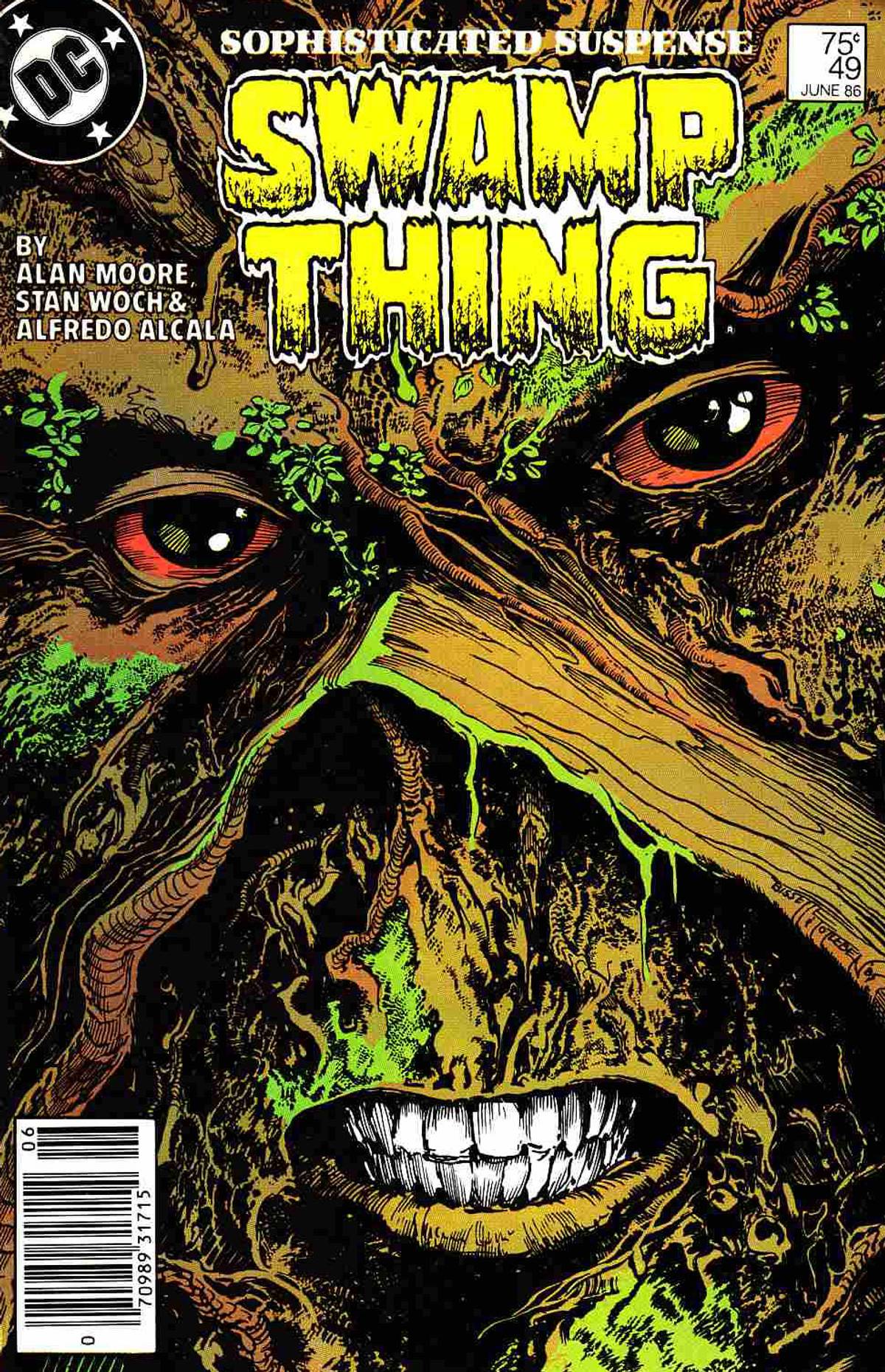 A 1986 issue of 'Swamp Thing,' one of several character reboots