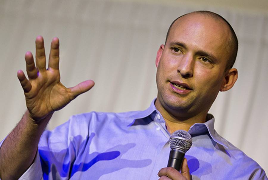 Naftali Bennett, leader of Israel's Jewish Home party. (JACK GUEZ/AFP/Getty Images)