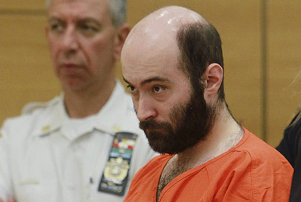 Levi Aron in court.(Jesse Ward/NY Daily News)