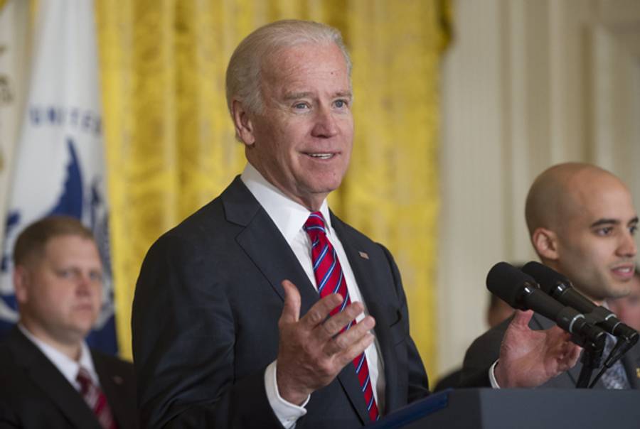 US Vice President Joe Biden speaks during an event on April 30, 2013.(SAUL LOEB/AFP/Getty Images)