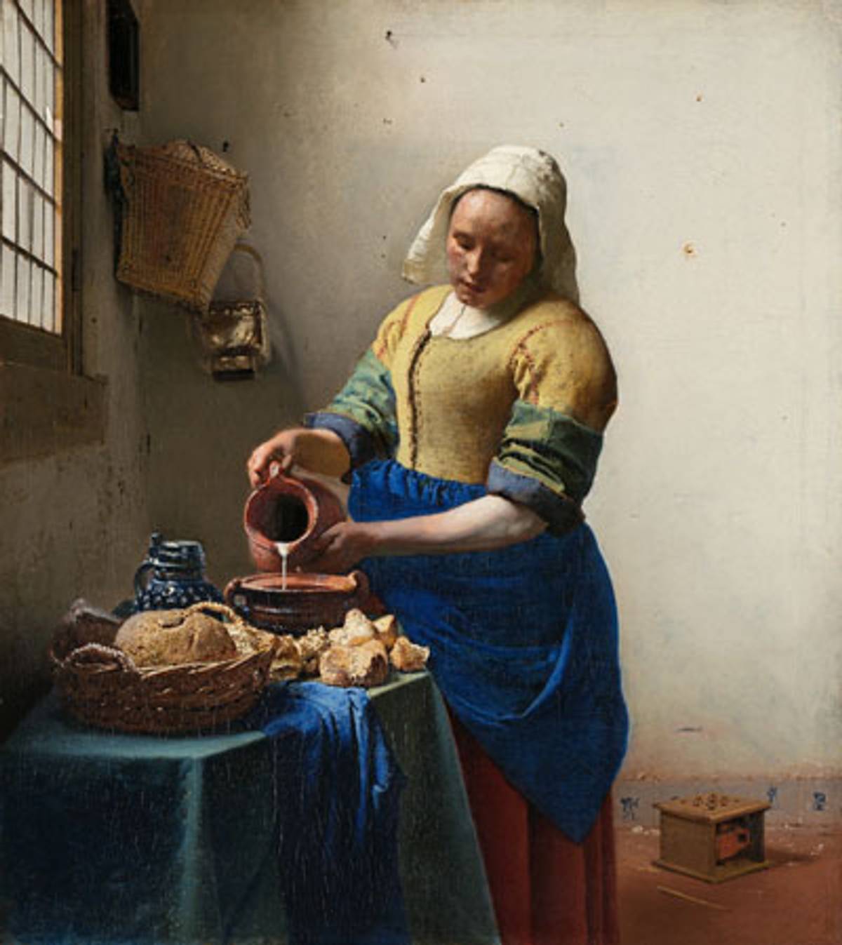 Johannes Vermeer, ‘The Milkmaid,’ circa 1657–1658 
