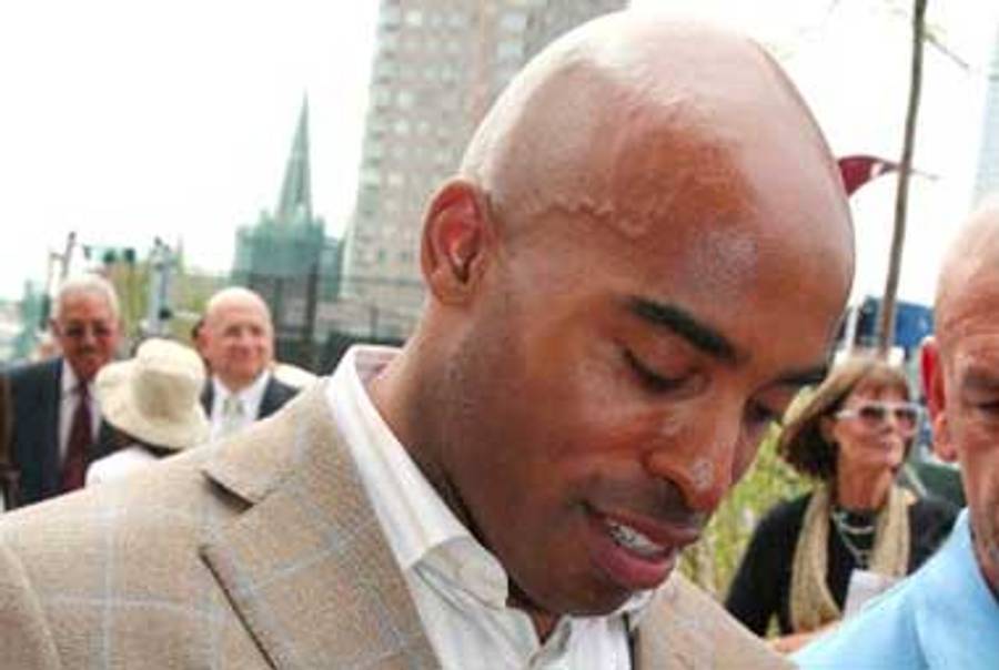 Tiki Barber in 2009.(Andrew H. Walker/Getty Images)