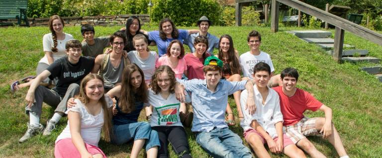 Students at the Yiddish Book Center in Amherst, Mass., September 10, 2015. 