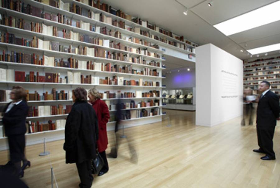 The Valmadonna Trust Library exhibited at Sotheby's earlier this year.(Photo courtesy of Sotheby's.)