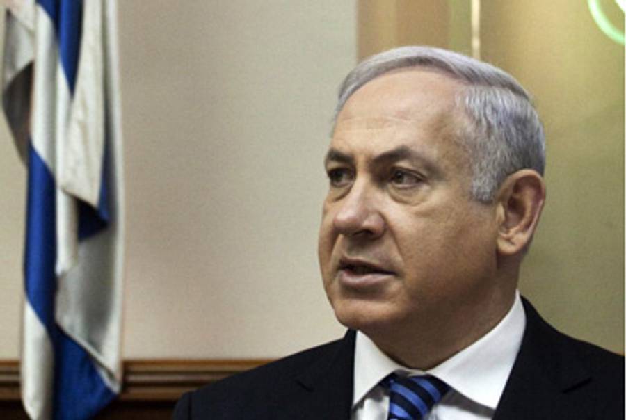 Prime Minister Netanyahu yesterday.(Tomer Appelbaum/AFP/Getty Images)