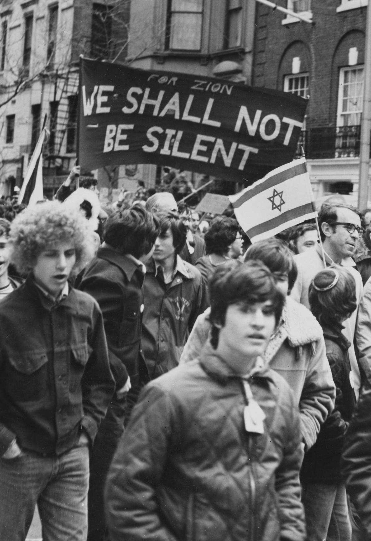 Solidarity Sunday for Soviet Jewry demonstration in protest at the Soviet Union's treatment of Jewish people, in New York City, New York, 13th April 1975.