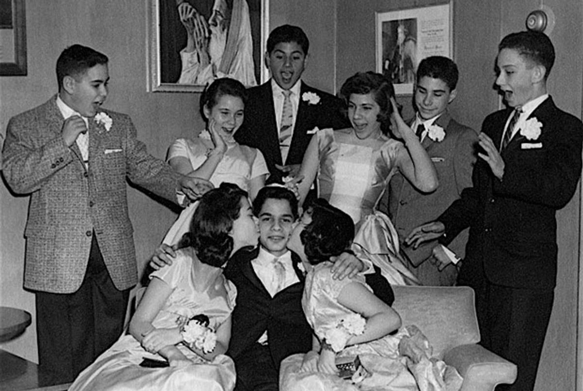 Al Kooper, center, at his bar mitzvah.(Courtesy Al Kooper)