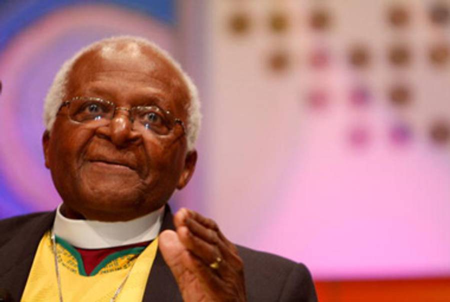 Archbishop Desmond Tutu in June.(Michelly Rall/Getty Images for TIME/FORTUNE/CNN)