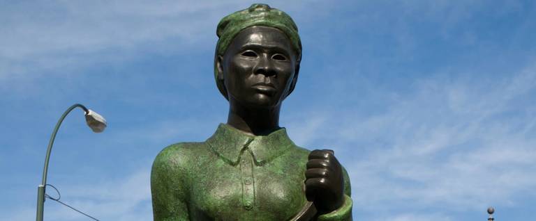 Harriet Tubman Statue on January 6, 2013 in Harlem, New York. 