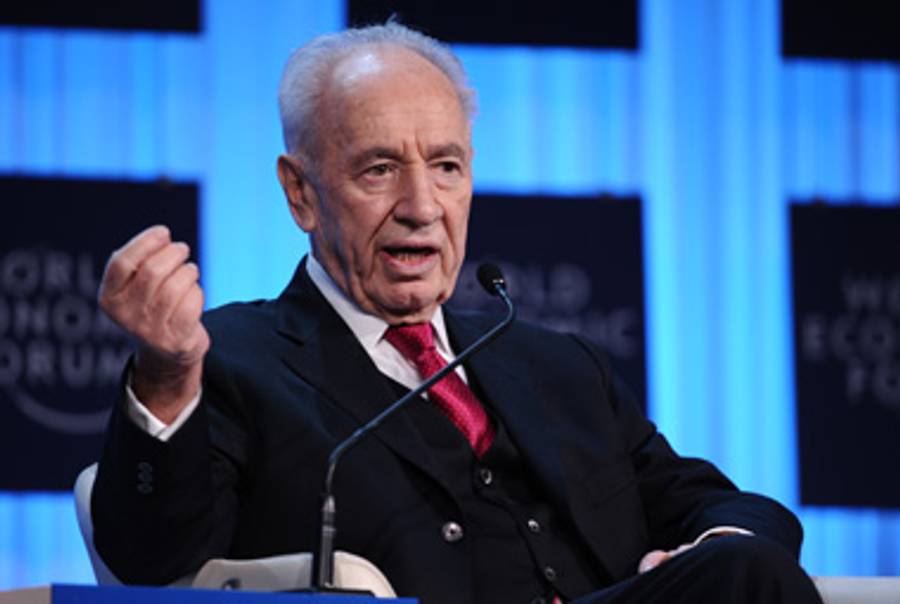 President Peres earlier y=this year.(Vincenzo Pinto/AFP/Getty Images)