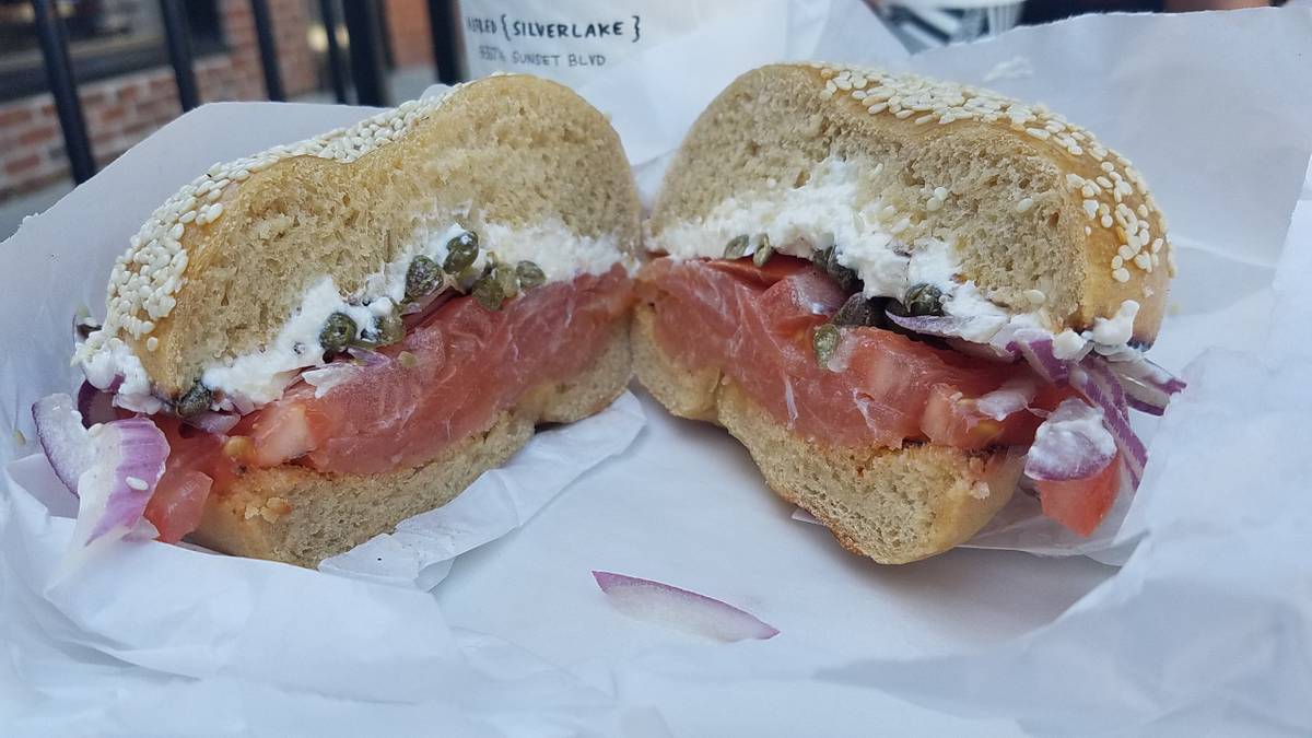 The Lox Deluxx from the Yeastie Boys food truck. (Image: author)