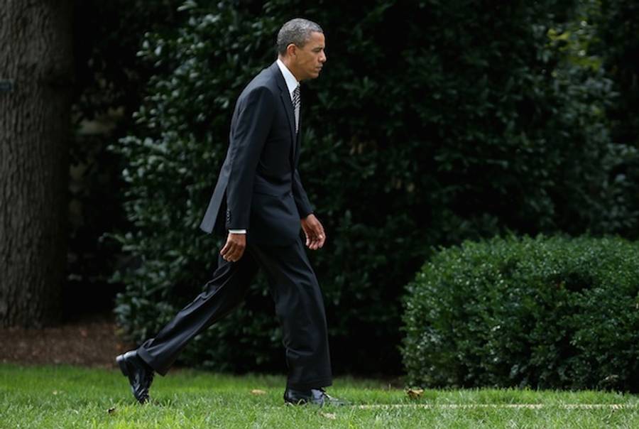 President Obama Exits Marine Force One(Getty)