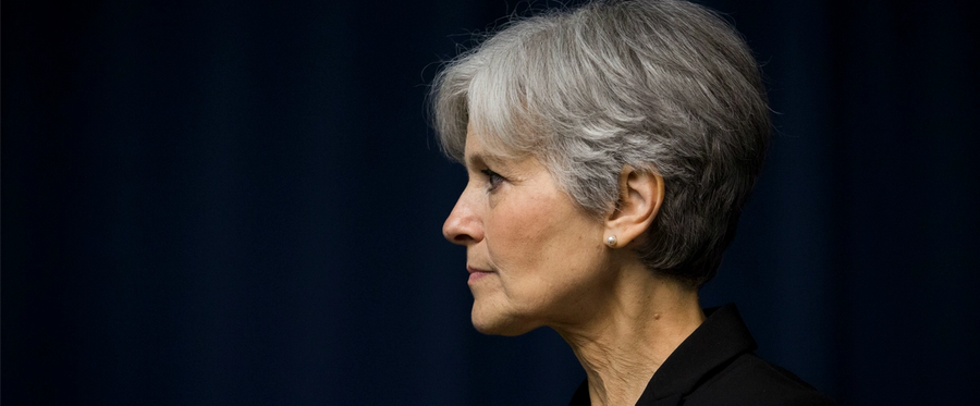 Jill Stein is seen after she announced that she will seek the Green Party's presidential nomination, at the National Press Club, June 23, 2015 in Washington, DC. 