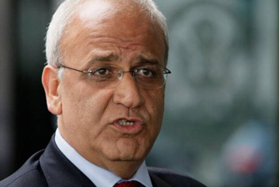 Erekat atthe State Department in Washington last year.(Alex Wong/Getty Images)