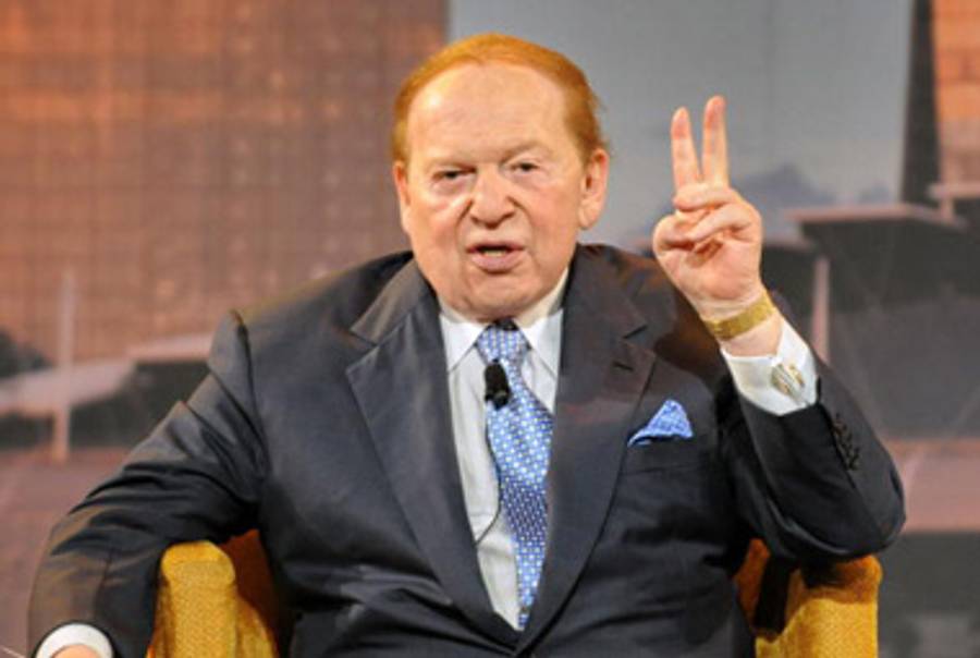 Sheldon Adelson last summer.(Roslan Rahman/AFP/Getty Images)