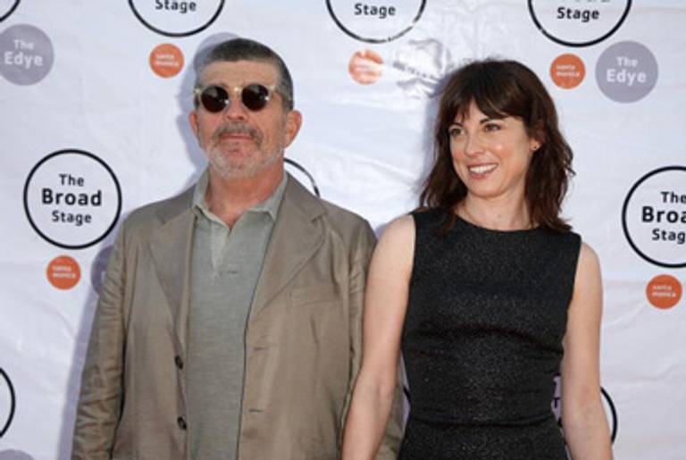 Mamet and his wife, Rebecca Pidgeon, last year.(Alberto E. Rodriguez/Getty Images)